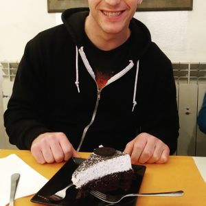 Oreo cake at Alhambra Cafe at Alhambra Cafe in Milan