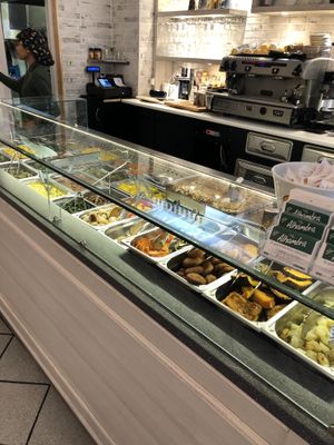 So many options at Alhambra Cafe in Milan