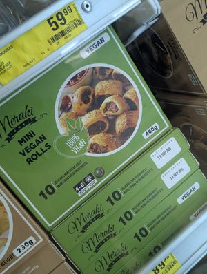 Vegan rolls at Shoprite Mosi o Tunya in Southern Province