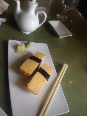 Tamago (Japanese omelet) at Thaijindesu in Newport News