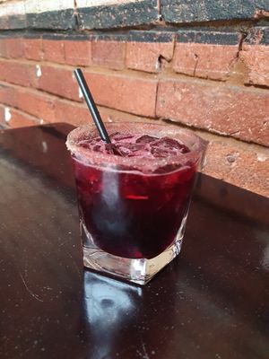 Hibiscus Margarita-- YUM!! at El Borracho - Ballard in Seattle