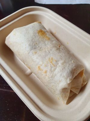 Beefy chipotle potato burrito at El Borracho - Ballard in Seattle