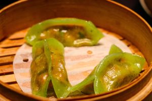 Tofu and Carrot Dumplings at Ping Pong Dim Sum in Dubai