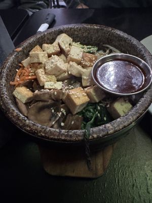 Vegan bibimbap  at Whistle Pig Korean in Bozeman