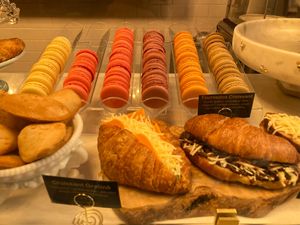 Vegan Macarons, Madelines, and croissant sandwiches at Délice de Bernay in New York City