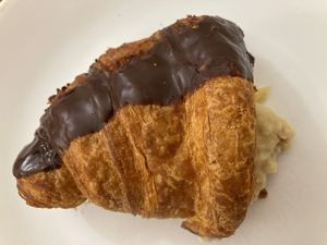 Chocolate eclair croissant (have imbibed) at Délice de Bernay in New York City