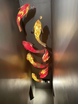 Stair fishes  at Takumi - Japanisches Ramen Restaurant in Koblenz