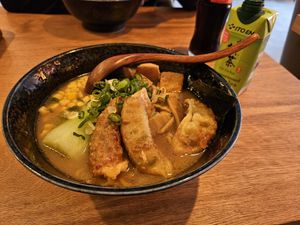 Vegan Gyozo Ramen at Takumi - Japanisches Ramen Restaurant in Koblenz