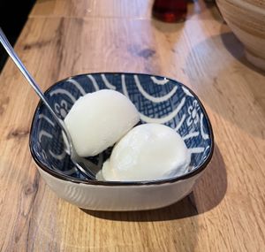 Yuzu mochi ice cream  at Kaito Ramen in Koblenz