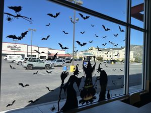 Halloween decor   at Beans & Brews in Nevada