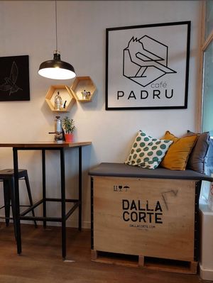 Seating   at Café Padru  in Budapest