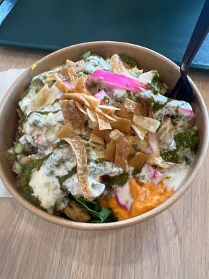 Fattoush Salad at Signature Cafe in Bloomington