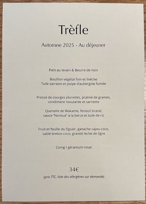   at Trèfle in Lyon