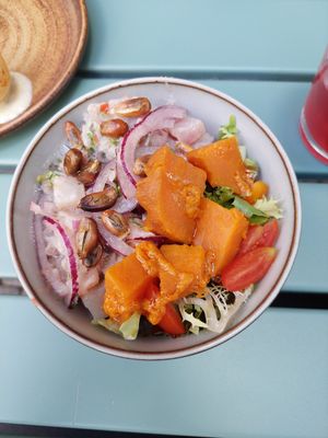 Ceviche at Restaurant Equilibrio in Région Wallonne
