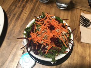 Yummy salads at Chimera Cafe in Tulsa