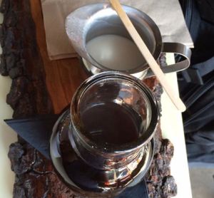 coffee at Chimera Cafe in Tulsa