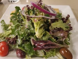 Field greens at Bravo in Jackson