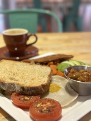 This breakfast was incredible   at RGB and The Bean Hive in Kuala Lumpur