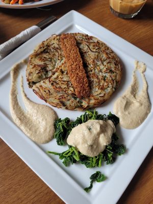 Vegan russet potato rosti at RGB and The Bean Hive in Kuala Lumpur