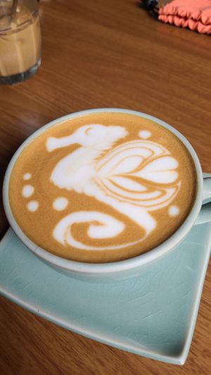 Oat milk latte at RGB and The Bean Hive in Kuala Lumpur