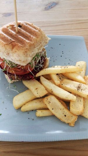 Hemp Burger at RGB and The Bean Hive in Kuala Lumpur
