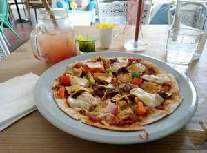 Vegan special pizza! at RGB and The Bean Hive in Kuala Lumpur