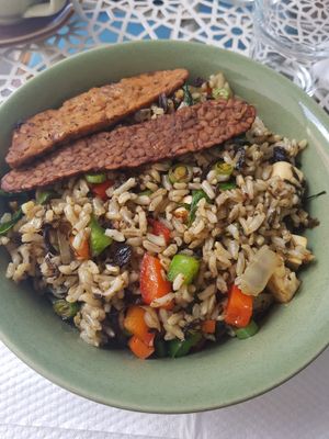Basil olive fried rice. at RGB and The Bean Hive in Kuala Lumpur