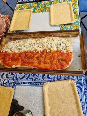  at Pinsé / traditional street food in Sicilia