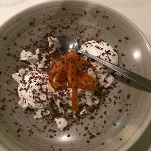 Aquafaba at OmNam in Helsinki