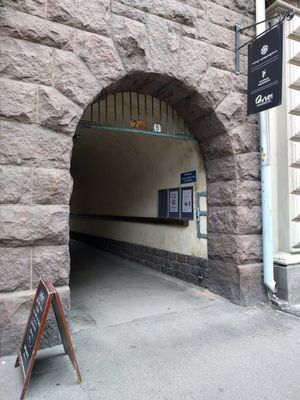 Go trough the door at OmNam in Helsinki