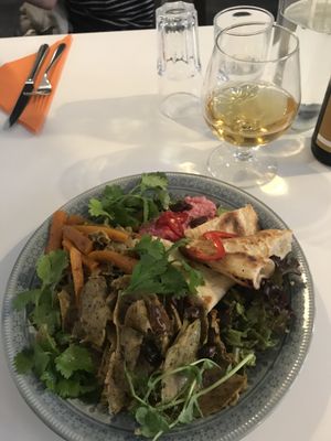 Saitan plate at OmNam in Helsinki