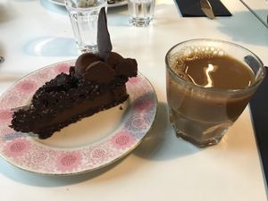 What a delicious cake! at OmNam in Helsinki