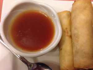 spring rolls at Thai Taste in Loganville