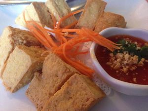 fried tofu at Thai Taste in Loganville