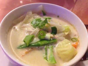 Coconut soup at Thai Taste in Loganville