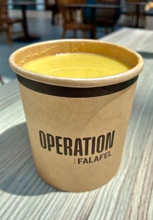 Lentil soup  at Operation Falafel - Dubai Hills Mall in Dubai