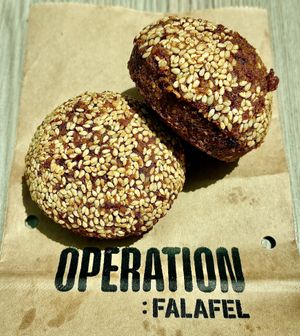 Stuffed falafel  at Operation Falafel - Dubai Hills Mall in Dubai