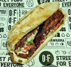 Special veggie sandwich  at Operation Falafel - Dubai Hills Mall in Dubai