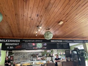 Menu board. Also daily specials    at Leaf Lounge Cafe in Herne Bay
