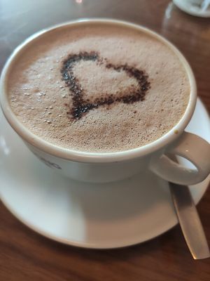 Chocolate with espresso at Cafe Schnurrke in Cologne