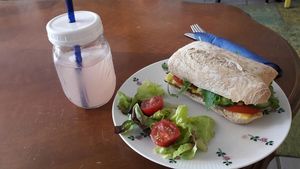 Breakfast at Cafe Schnurrke in Cologne