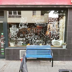 From outside at Cafe Schnurrke in Cologne