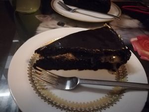 Snickers cake at Cafe Schnurrke in Cologne