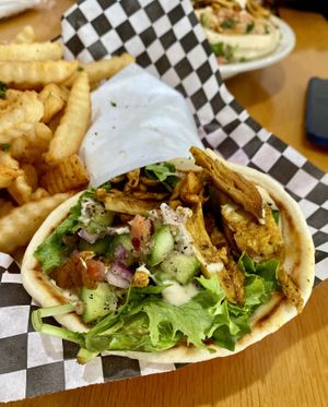 Shawarma wrap  at BeeWali's Vegan AF - West in Los Angeles