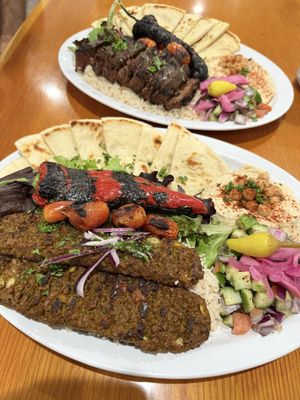 Rice plates   at BeeWali's Vegan AF - West in Los Angeles