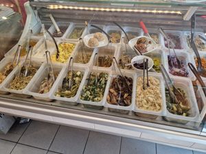 Buffet at Rosmarino Gastronomia Naturale e Vegana in Lombardia