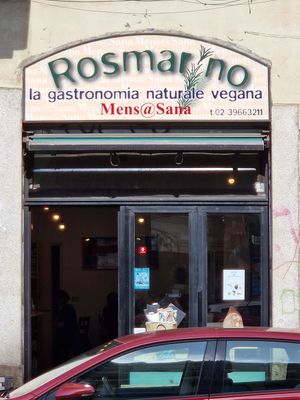 Facade at Rosmarino Gastronomia Naturale e Vegana in Lombardia