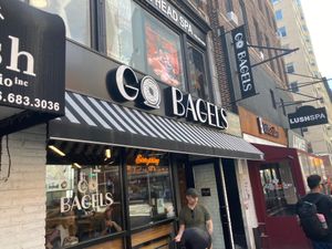 Front at Go Bagels in New York City