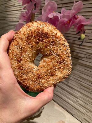 Bagel!  🥯  at Go Bagels in New York City