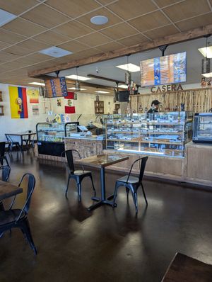 Inside at Casera Latin Kitchen and Bakery in Oceanside